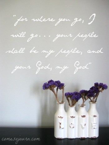 where you go I will go, your people shall be my people